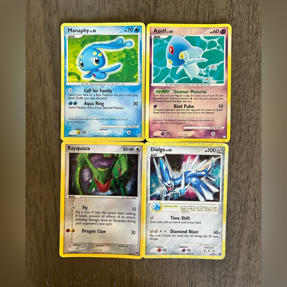 Pokémon card selection